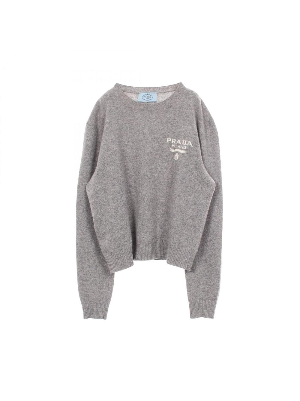 Prada Intarsia Logo Knitwear Sweater #339350P86B